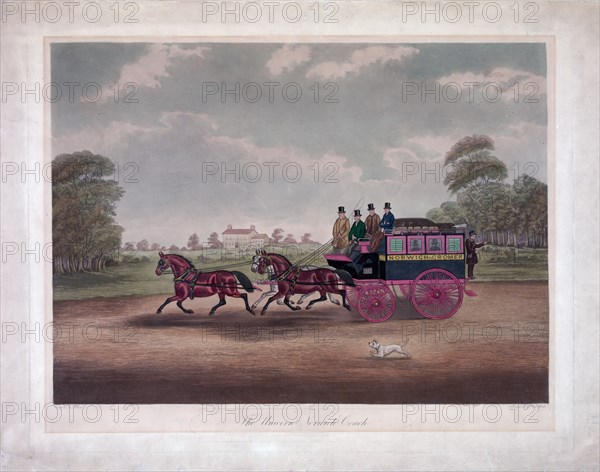 The Unicorn Norwich coach ca. 1830