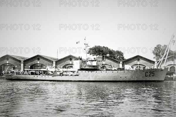 The Italian corvette Ape (C 25) in 1948