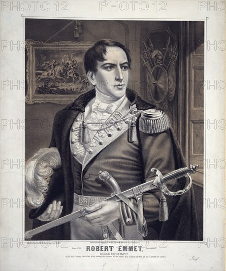 Robert Emmet, Irelands patriot martyr ca. 1874