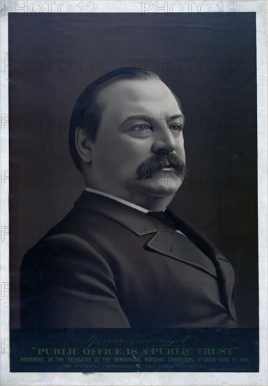 President Grover Cleveland ca. 1888