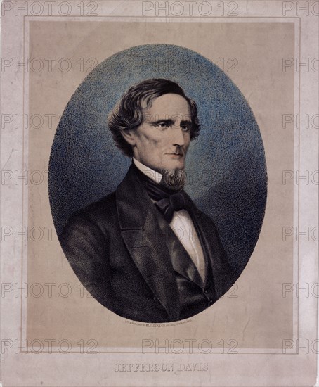 Jefferson Davis, portrait ca. 1850-1870