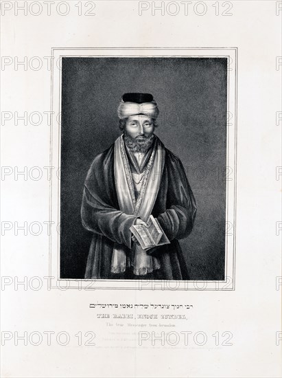 The Rabbi, Enoch Zundel, the true messenger from Jerusalem ca. 1833