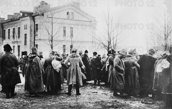 Captured Russian Officers, Masurian Lake Region ca. 1910-1915