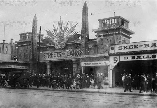 People enjoying a day of fun at Coney Island ca. May 1915