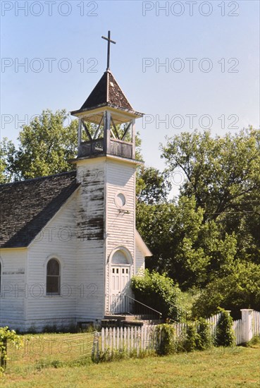 American churches - rural church in northern Nebraska ca. 1999-2001
