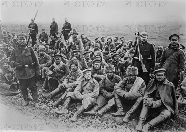 Russian prisoners of war during World War I - Russians, Tartars, Kirgises [i.e., Kyrgyz] etc. ca. 1914-1915