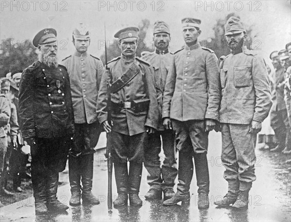 German and Austrian prisoners in Russia during World War I ca. 1910-1915