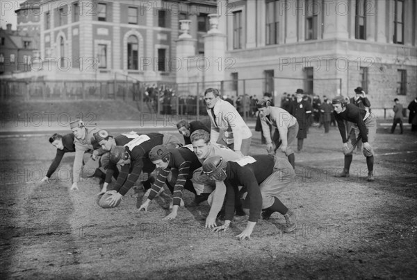 Columbia upper class eleven / Columbia University Varsity Football players ca. 1910-1915