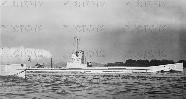 German U-7 submarine which served in World War I ca. 1914-1915