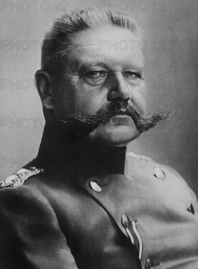 Paul von Hindenburg, a Prussian-German field marshal and statesman ca. 1910-1915