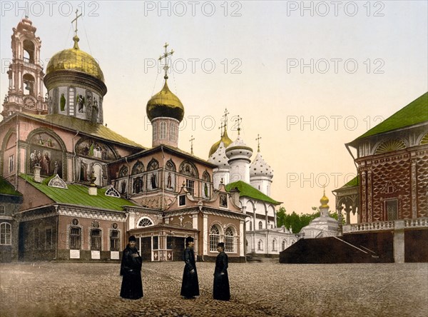 Part of the convent, Troizko Sergiewo,(i.e., Troitse-Sergieva Lavra), Russia ca. 1890-1900