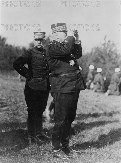 French general Joseph Jacques Césaire Joffre (1852-1931) who served during World War I ca. 1914-1915