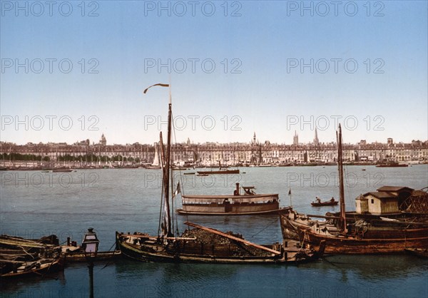 From the Bastile, Bordeaux, France ca. 1890-1900