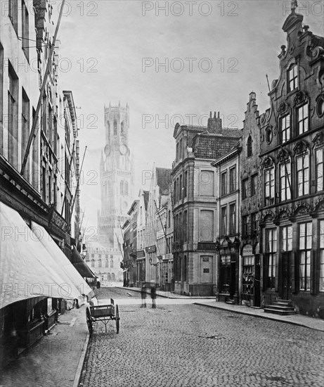 Bruges, Belgium -- Rue Flamande ca. 1910-1915