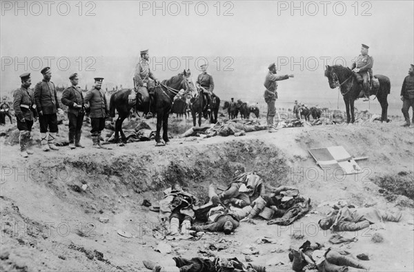 Soldiers at the Battle of Adrianople, 1912-13, First Balkan War