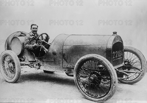 Belgian engineer, racecar driver and aviator Josef Christiaens (1879-1919) who competed at the Indianapolis 500 in 1914