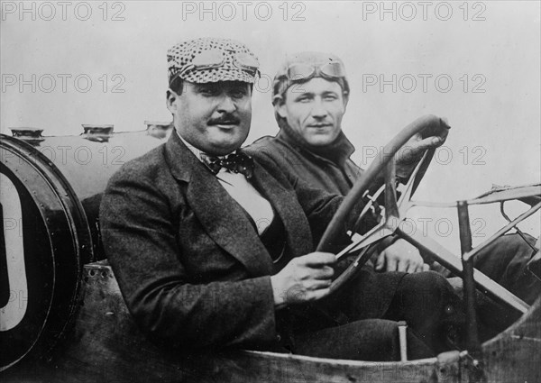 Albert Guyot, French Race car driver ca. 1910-1915