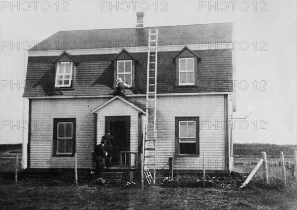 Wireless station at Pointe-au-Pere, Quebec ca. 1914