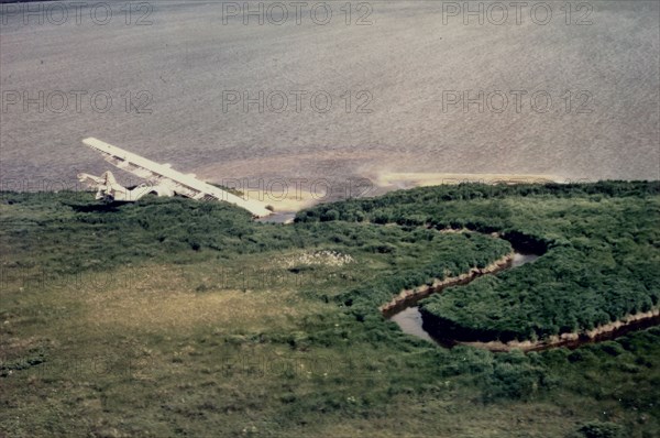 7/28/1972 - PB4 wreck from World War II