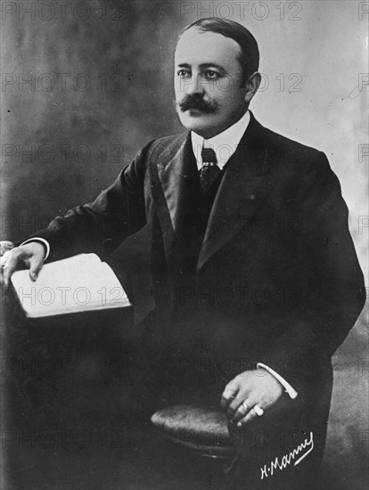 Eugene Marcel Prévost (1862-1941), a French author and dramatist ca. 1910-1915