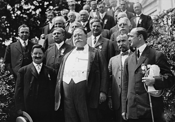 William Howard Taft and Notification Commission at the White House ca. 1910-1915
