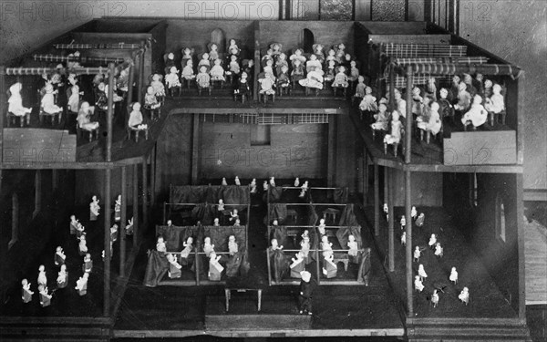 Model of a $10,000 Sunday School by Dr. Hartman ca. 1910-1915