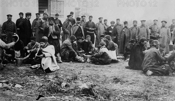 Life of Bulgarian troops in the open during the Balkan Wars ca. 1912-1913