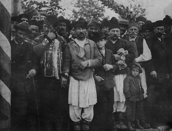Serbian men and boys ca. 1910-1915