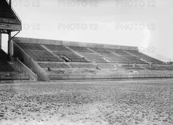 Bleachers under construction, Brooklyn National League ca. 1913