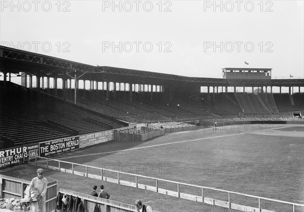 Fenway Park in Boston ca. September 28, 1912