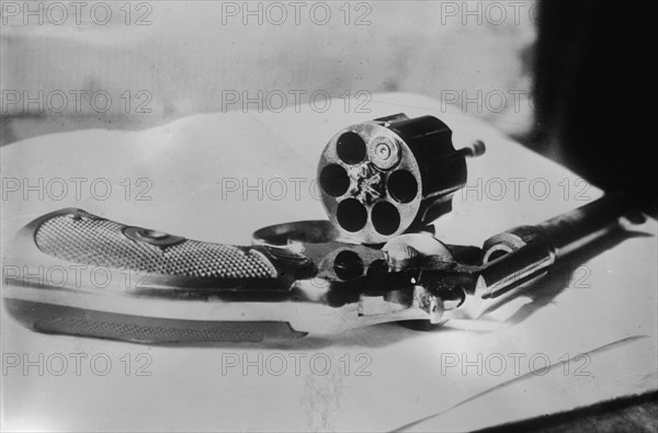 .38 Revolver used in John F. Schrank's attempted assassination of U.S. President Teddy Roosevelt in Oct. 1912