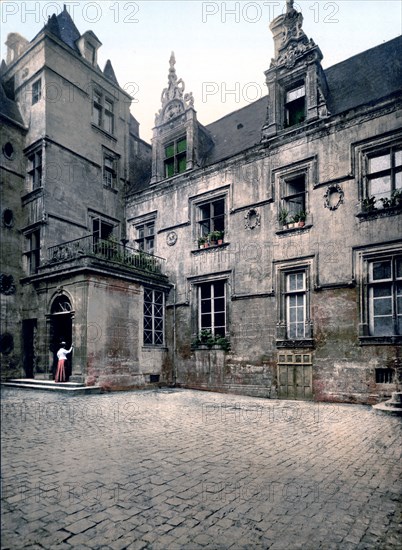 Ancient house of XVI century, Caen, France ca. 1890-1900