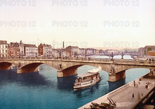 Bridge of Arches, Liège, Belgium ca. 1890-1900