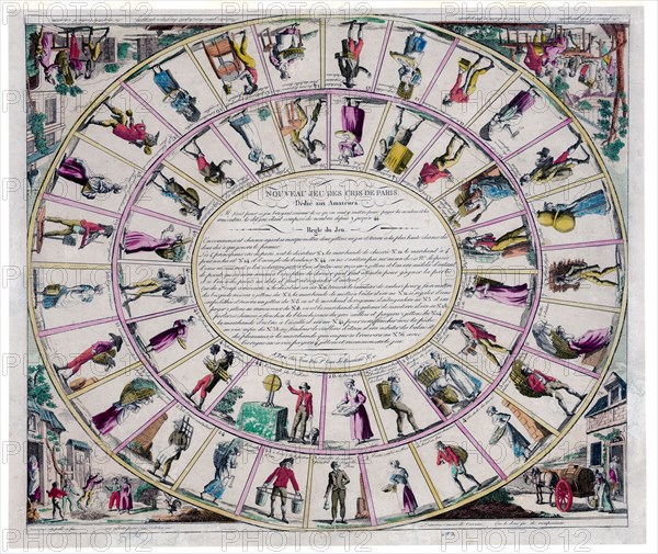 Nouveau jeu des cris de Paris dédié aux amateurs ca. 1805