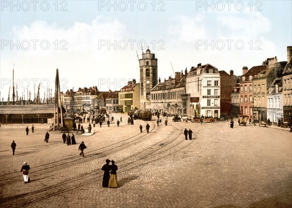 Leugunaer wharf, Dunkirk, France ca. 1890-1900