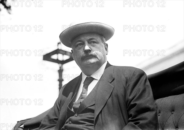 Photo shows Boies Penrose (1860-1921) a lawyer and Republican Senator from Pennsylvania ca. 1911