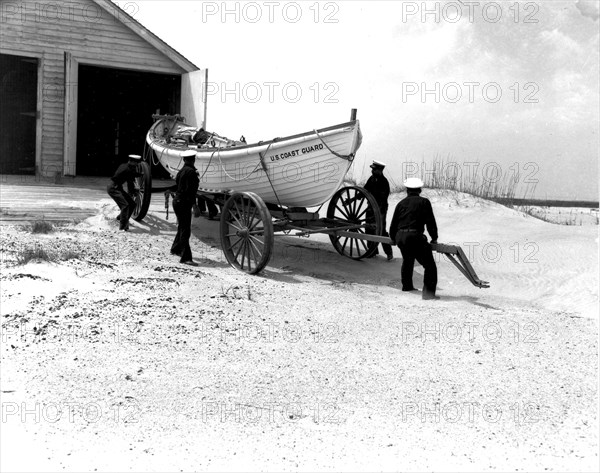 Sixth District Coast Guard Station #177 Coast Guard Lifeboat Station Pea Island Crew