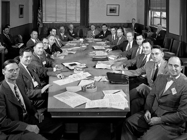 NACA Subcommittee on Combustion Meeting ca. 1951