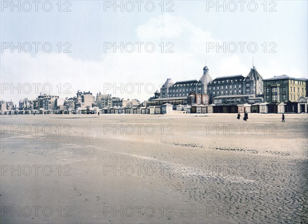 Beach and casino, Malo-les Bains, France ca. 1890-1900