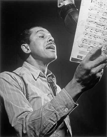 Portrait of Cab Calloway, Columbia studio, New York, N.Y., ca. Mar. 1947