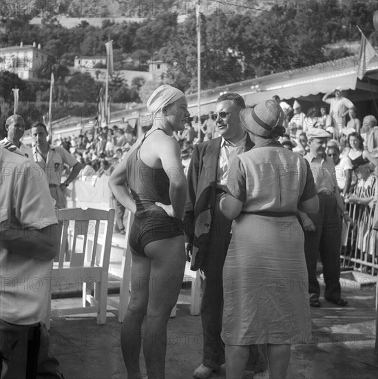 September 14, 1947 - European swimming championships in Monaco