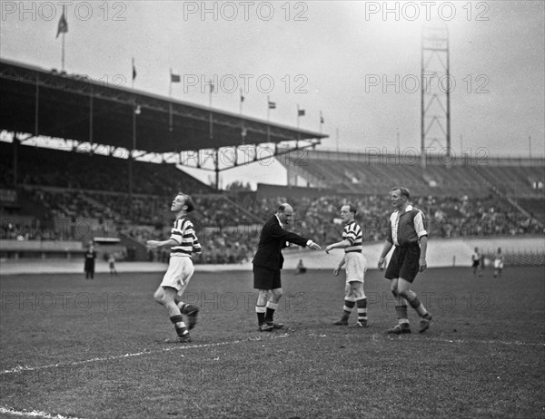 September 27, 1947 Soccer Match - Blauw Wit against Feijenoord 1-5 game score
