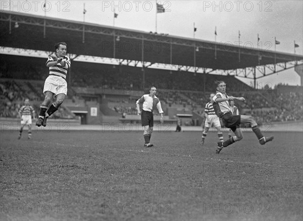 September 27, 1947 Soccer Match - Blauw Wit against Feijenoord 1-5 game score