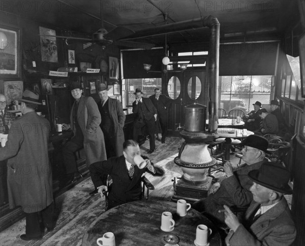 1930s New York City - McSorley's Ale House, 15 East 7th Street, Manhattan ca. 1937