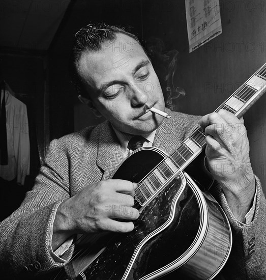 Portrait of Django Reinhardt, Aquarium, New York, N.Y., ca. Nov. 1946