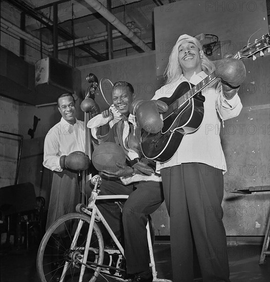 Portrait of Wesley Prince, Nat King Cole, and Oscar Moore, between 1938 and 1948