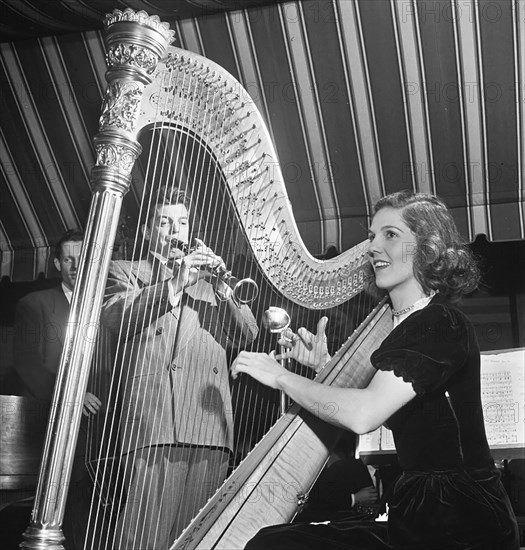 Portrait of Joe Marsala and Adele Girard, Hickory House, New York, N.Y., between 1946 and 1948