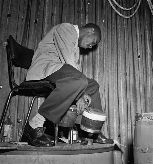 Portrait of Jose Mangual, Glen Island Casino, New York, N.Y., ca. July 1947