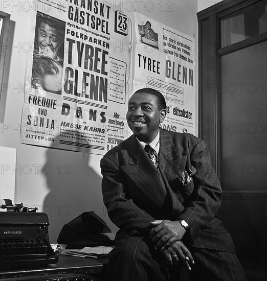 Portrait of Tyree Glenn, ca. July 1947