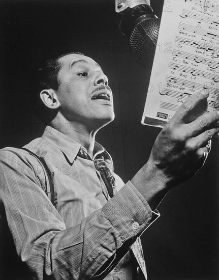 Portrait of Cab Calloway, Columbia studio, New York, N.Y., ca. Mar. 1947